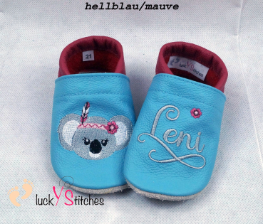 Lederpuschen Boho Koala 2